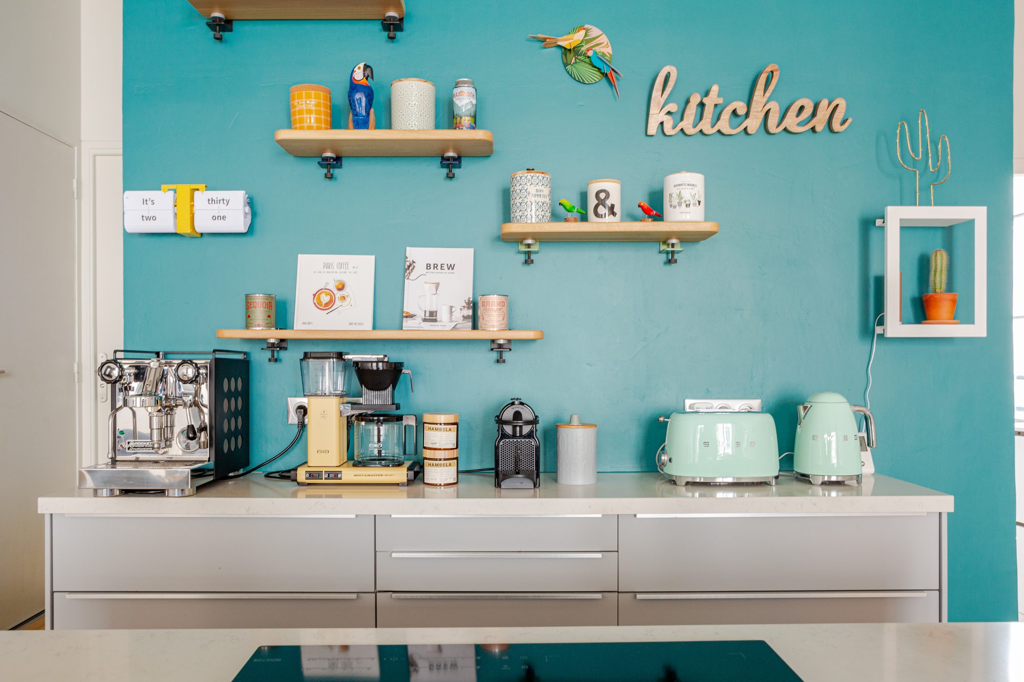 The coffee station